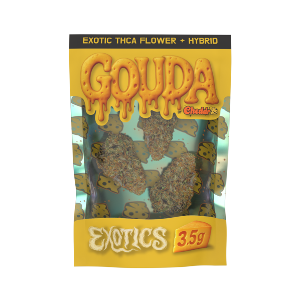 3.5g Gouda Exotic Flower - Moonwalker - Hybrid wholesale – Dizzle Dist