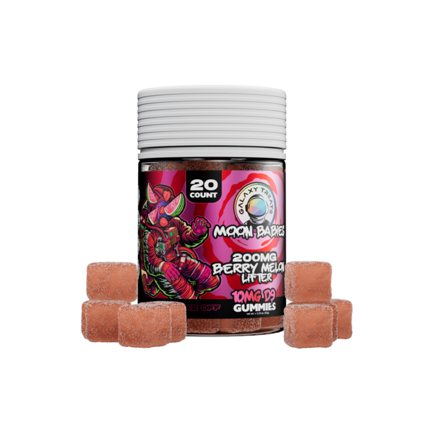 10mg D9 Gummies – BERRY MELON LIFTER - 20ct Jars wholesale – Dizzle Dist