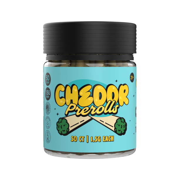 50ct 1.5g PreRoll - BLUE CHEESE - Indica wholesale – Dizzle Dist