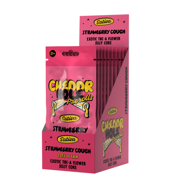 2g - 2ct Hash Holes - STRAWBERRY COUGH - Sativa wholesale – Dizzle Dist