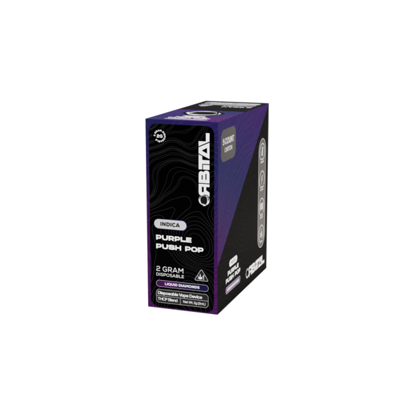 2g Disposable - PURPLE PUSH POP - Indica wholesale – Dizzle Dist