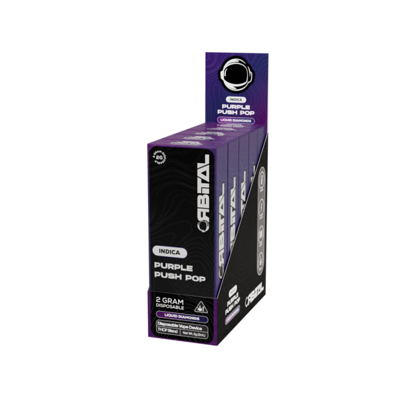 2g Disposable - PURPLE PUSH POP - Indica wholesale – Dizzle Dist