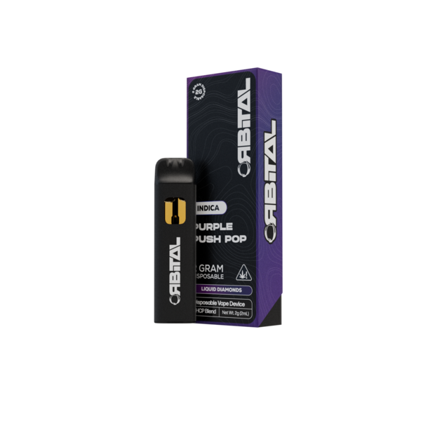 2g Disposable - PURPLE PUSH POP - Indica wholesale – Dizzle Dist