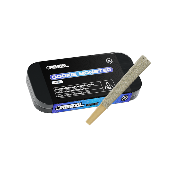 5g - 6ct Tin Preroll - COOKIE MONSTER - Indica wholesale – Dizzle Dist