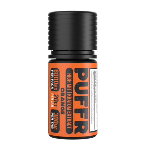 PUFFR High-Mitragynine Kratom Extract Tablets – 20ct Jar - Image 4