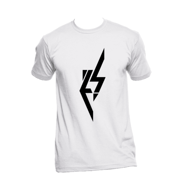 Élishia Sharie store merch - ES Logo Unisex Tee (Black/White)- White