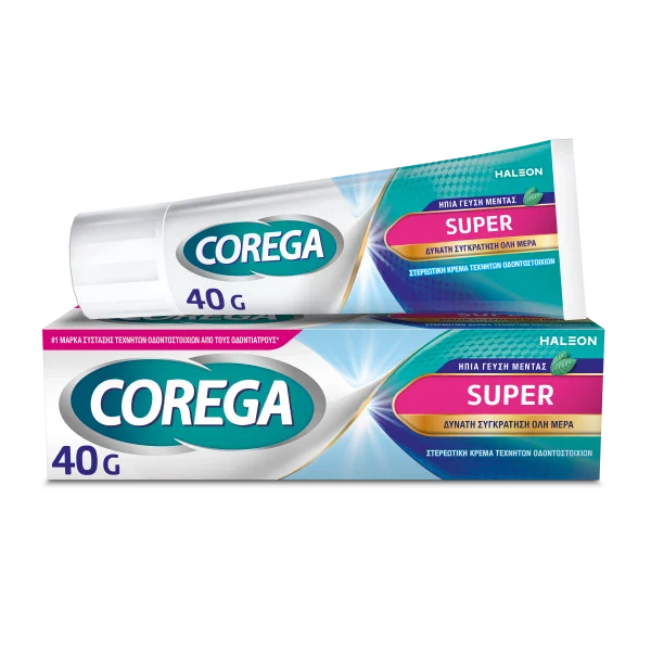 Corega 3D Hold Super Στερεωτική Κρέμα Οδοντοστοιχιών 40gr