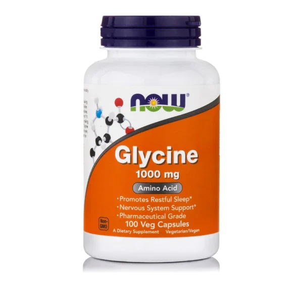 Now Foods Glycine 1000mg 100 Veg.Caps