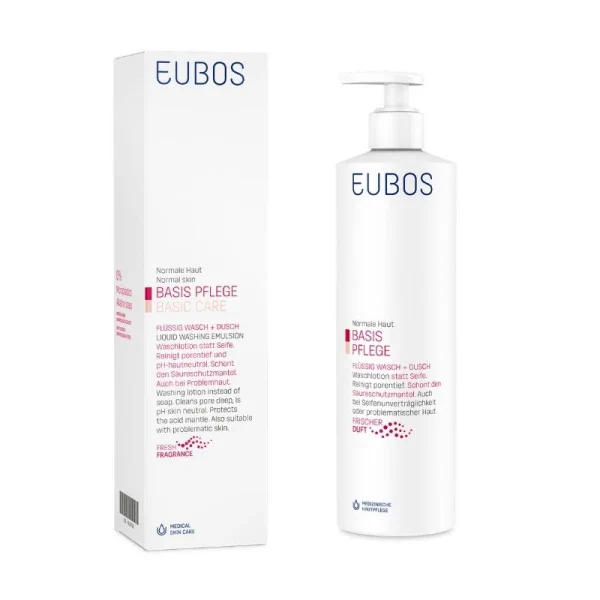 Eubos Liquid Washing Emulsion Red Υγρό Καθαρισμού Σώματος & Προσώπου 400ml