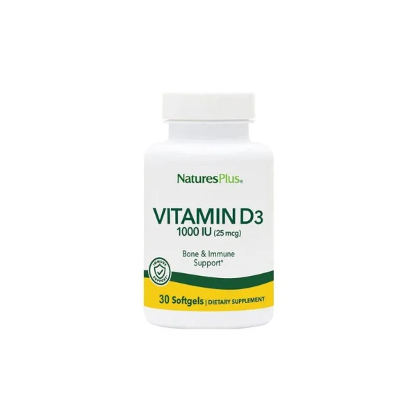 Nature's Plus Vitamin D3 1000 IU 30 softgels