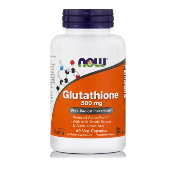 Now Foods Glutathione 500mg 60 Veg.Caps