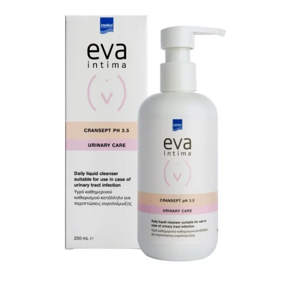 Intermed Eva Intima Cransept Υγρό Καθημερινού Καθαρισμού Κατάλληλο για Περιπτώσεις Ουρολοίμωξης 250ml