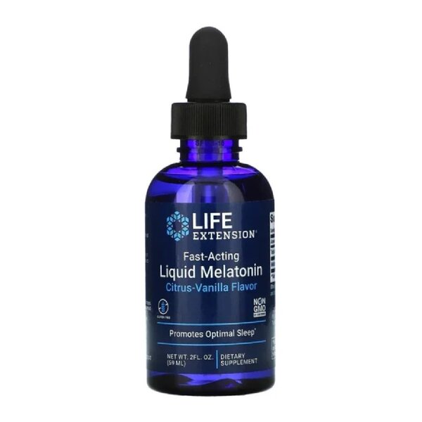 Life Extension Fast-Acting Liquid Melatonin 59 ml