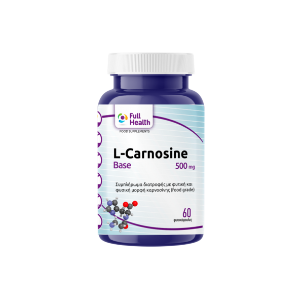 Full Health L-Carnosine Base 500mg 60 Vcaps