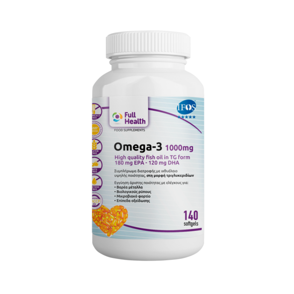 Full Health Omega 3 1000 mg 140 Softgels