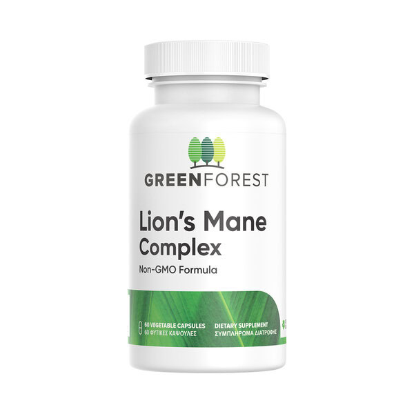 Green Forrest Lions Mane Formula - 60 Κάψουλες