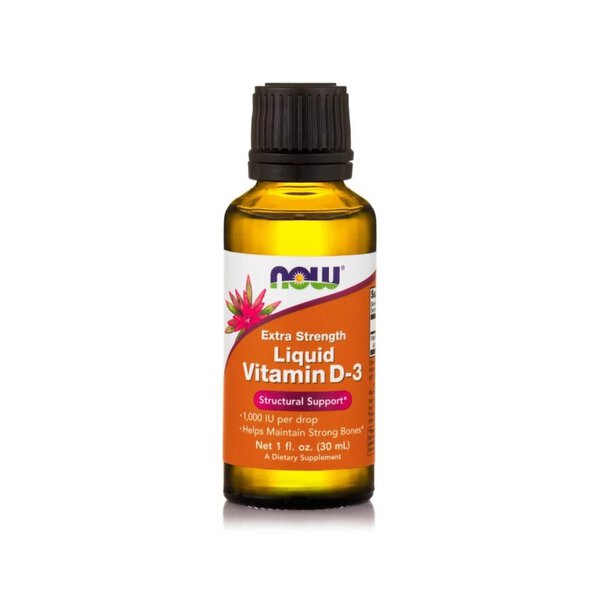 Now Foods D-3 Liquid (1,000 IU/1 drop) Extra Strength 28,4 ml