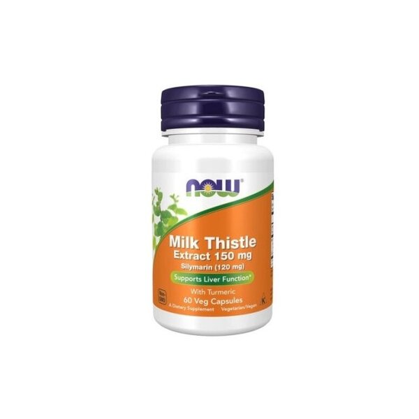 Now Foods Silymarin Milk Thistle Extract 150mg x 60 veg. caps