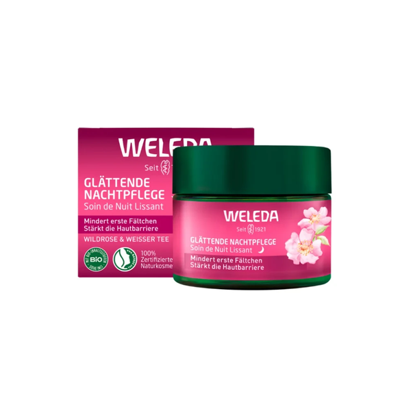 Weleda Κρέμα Νύχτας με Άγριο Τριαντάφυλλο & Λευκό Τσάι 40ml
