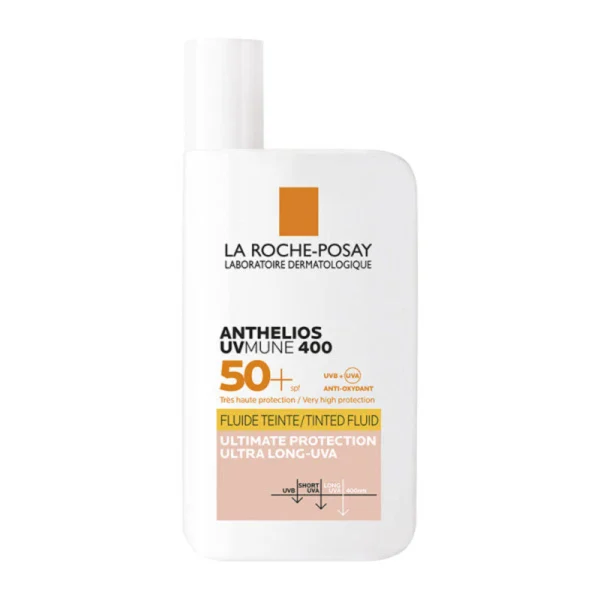 La Roche Posay Anthelios UV MUNE 400 Tinted Fluid SPF50+ Αντηλιακό Γαλάκτωμα Προσώπου με Χρώμα 50ml