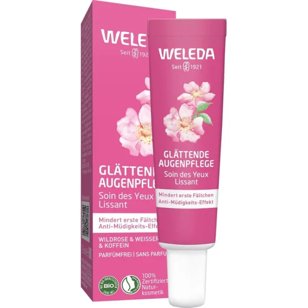 Weleda Κρέμα Ματιών με Άγριο Τριαντάφυλλο & Λευκό Τσάι 12ml