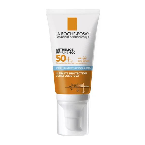 La Roche Posay Anthelios UV MUNE 400 Hydrating Cream SPF50+ Αντηλιακή Κρέμα Προσώπου με Άρωμα 50ml