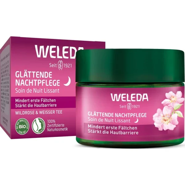 Weleda Κρέμα Νύχτας με Άγριο Τριαντάφυλλο & Λευκό Τσάι 40ml