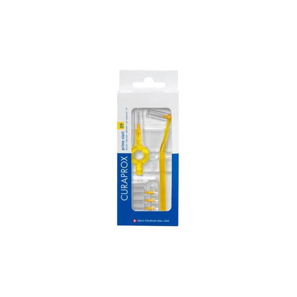 Curaprox CPS 09 Prime Start Μεσοδόντια Βουρτσάκια 2 Λαβές Κίτρινο