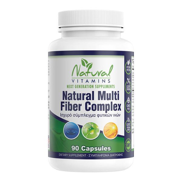 Natural Vitamins Natural Fiber Complex - Φυτικές Ίνες - 90 Κάψουλες