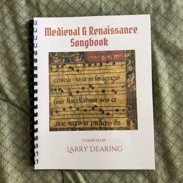 Medieval & Renaissance Songbook Vol 1 Cover - Sheet Music