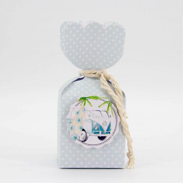 Θεματική βάπτιση για αγόρι με θέμα το σερφ και το βανάκι