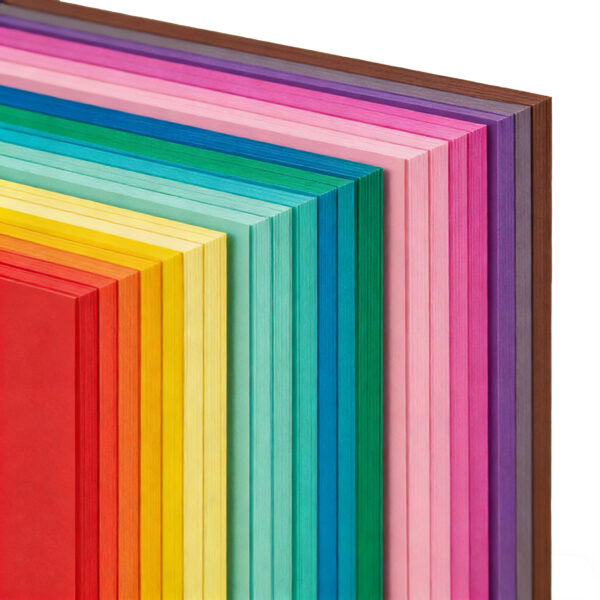 300 Sheets 8.5"x11" Assorted Colored Cardstock, 50 Bright Colors 180GSM/65LB Heavyweight Construction Printer Paper for Card Making, DIY Crafts, School Supplies, Printing & Party Decorations