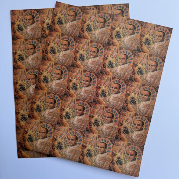Legales 1S-LSD 250 Mikrogramm Megadose-Blottter-Sheet mit Albert-Hofmann-Print