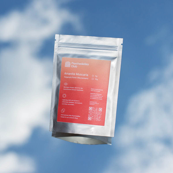 Fliegenpilz-Pulver (Amanita muscaria) vom Online-Shop des Psychedelika Clubs