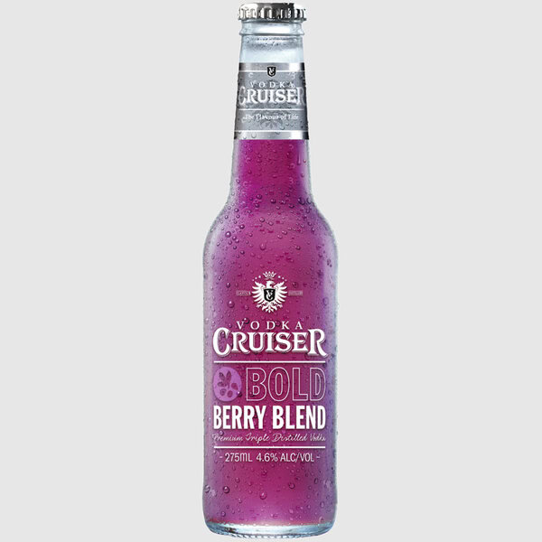 CRUISER BOLD BERRY BOTTLES 4.6 275ML Pack Size:24