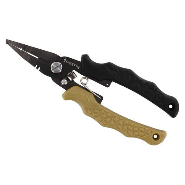 H002-627-026 Tangid WESTIN HD Split Ring Pliers Large 16cm Black Sand - Image 1
