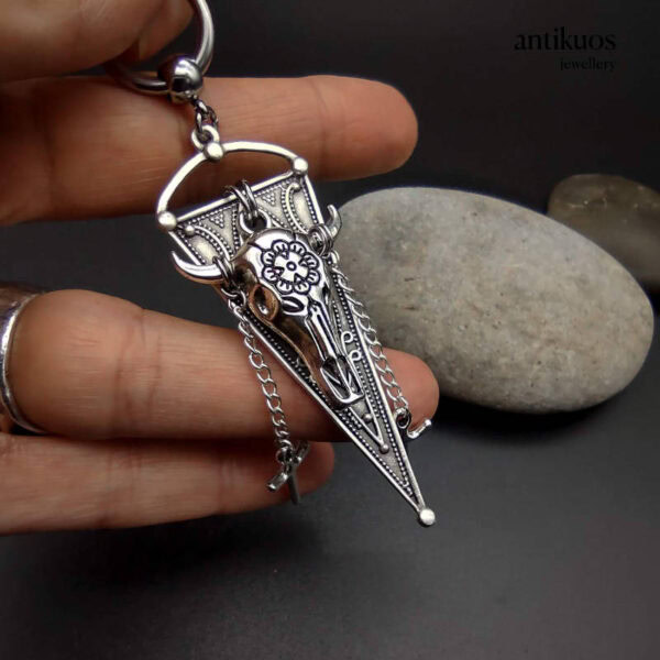 death valley earring,rocker earring,biker earring,skull earring