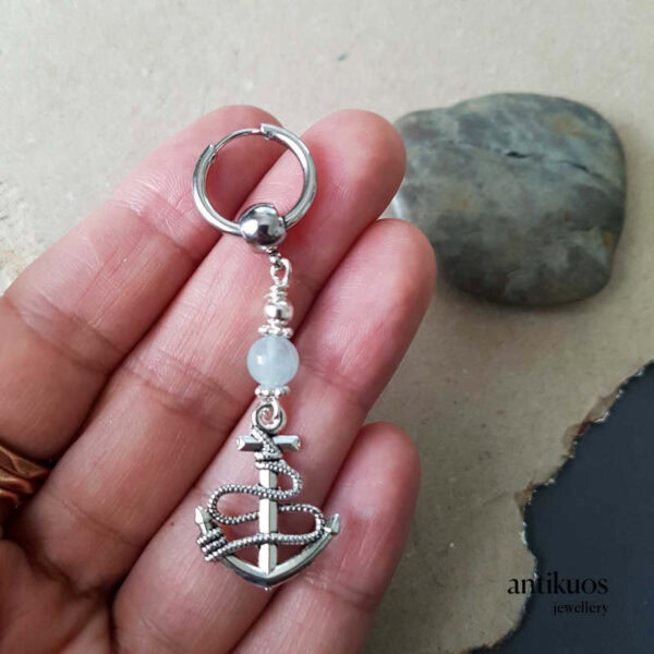 Boho earring,anchor earring