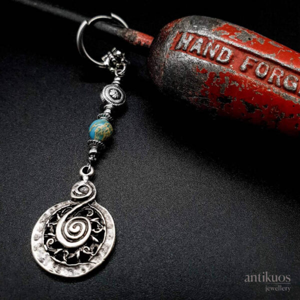 Mystic jasper earring