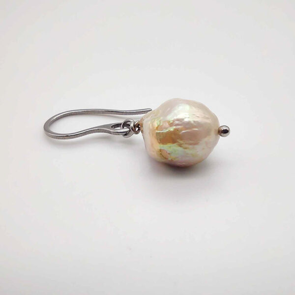 pearl earring,baroque pearl earring