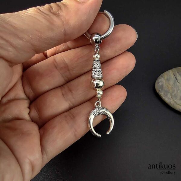 long moon earring