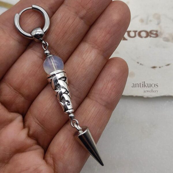Opaline spike earring