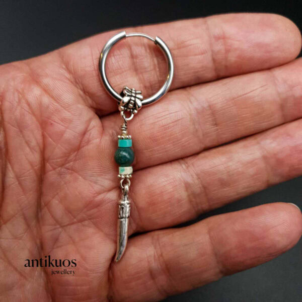 Boho earring,tusk earring