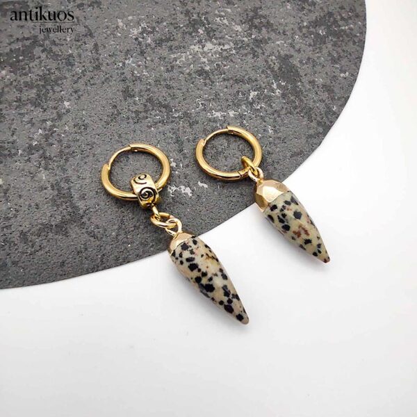 Dalmatian earring