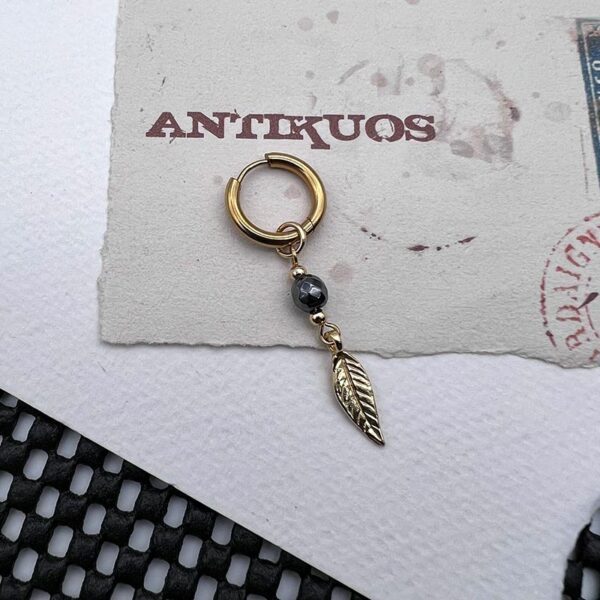 Gold Leaf earring