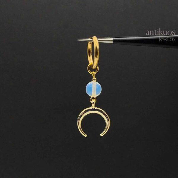 Opalite Moon earring