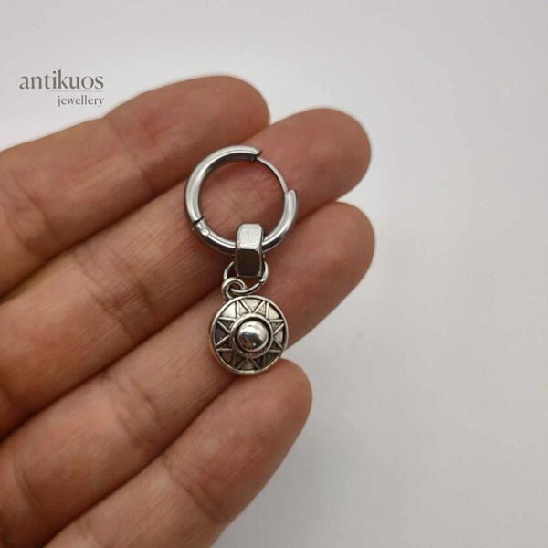 sun charm earring