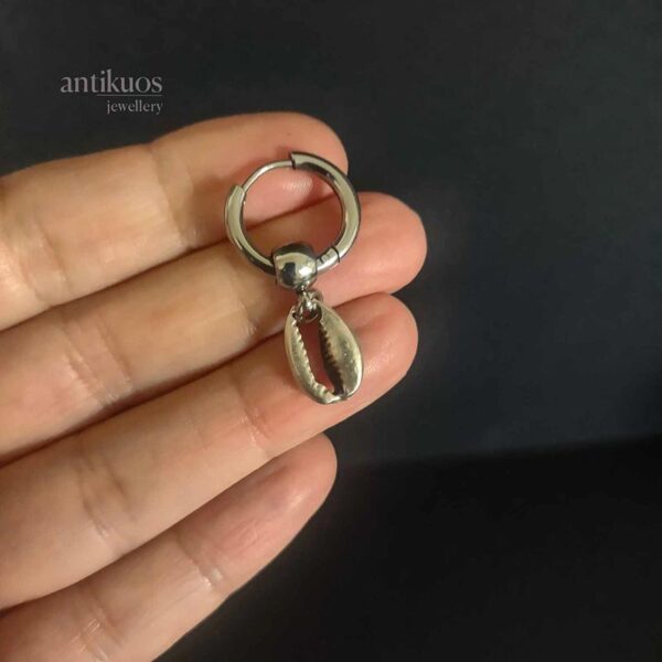 conch charm earring