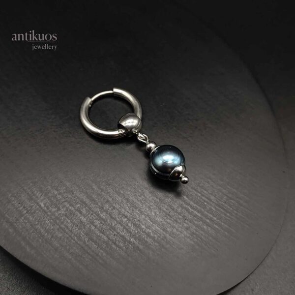 Blue Baroque Pearl earring