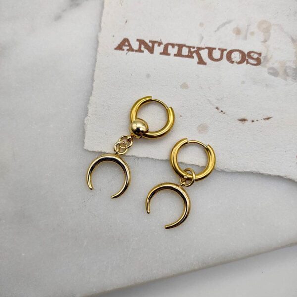 Golden Moon earring